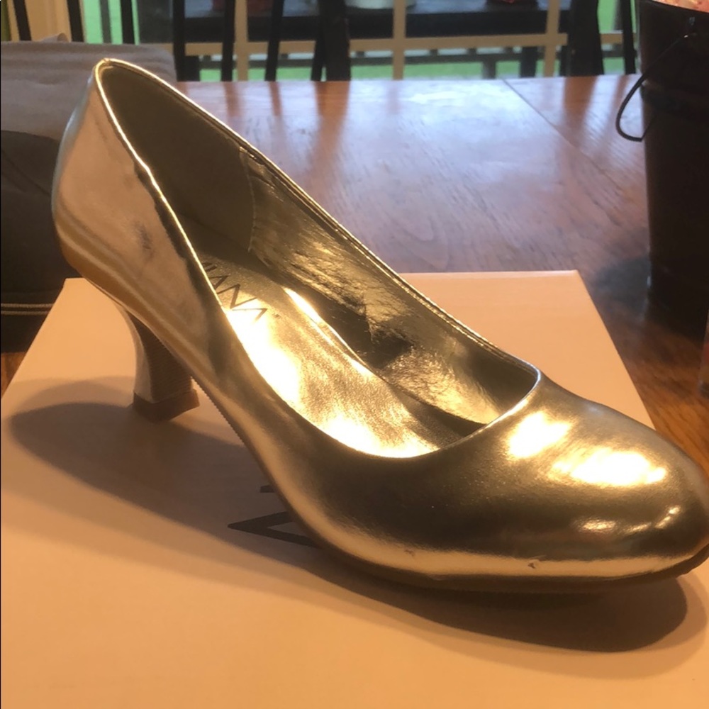 Silver heels